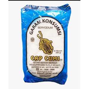 Cap Cumi LSH table salt 250gr x 40 pcs / Ball